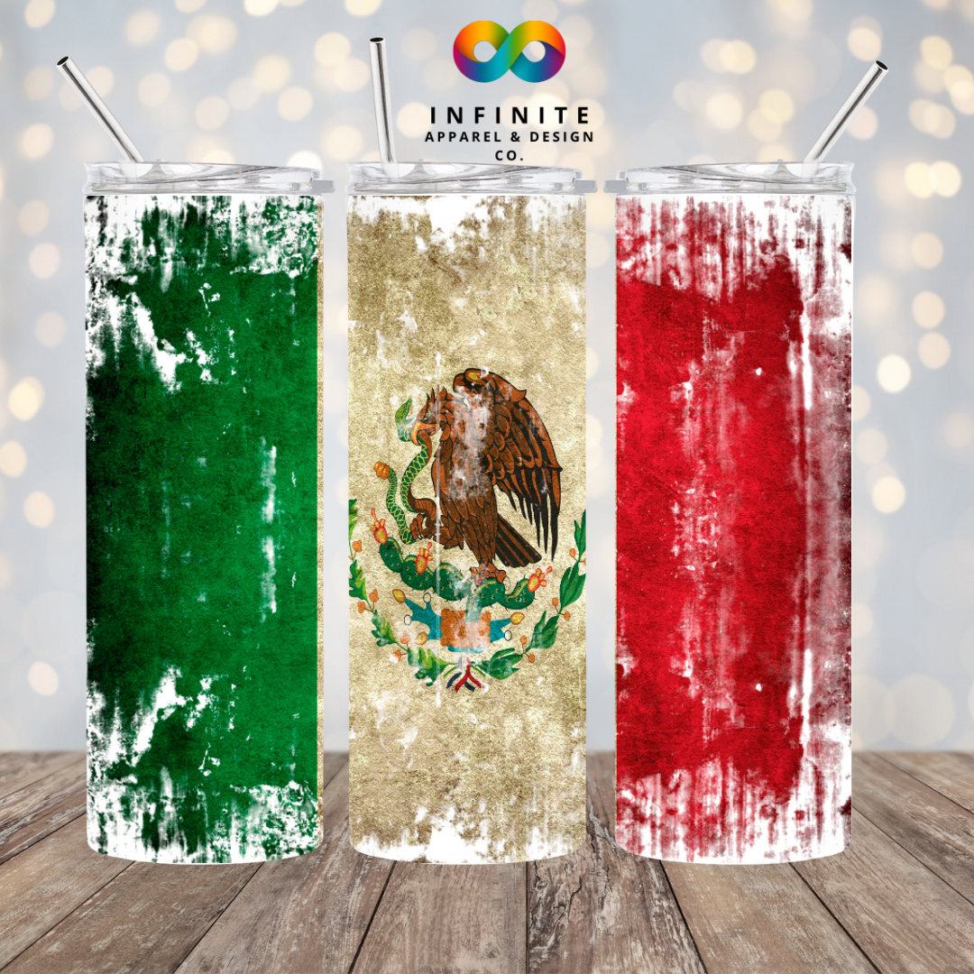 Mexican Flag Tumbler