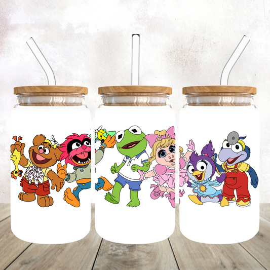 Baby Muppets Glass Can Cup