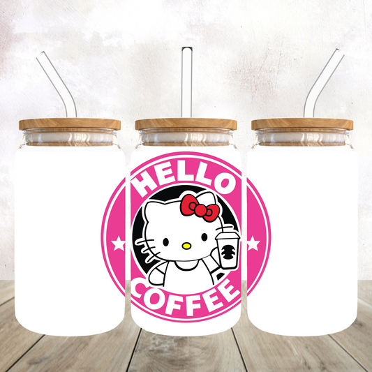 HK Hello Glass Can Cup