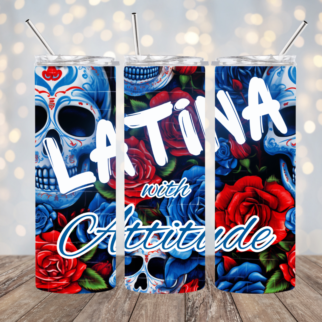 Latina With Attitude Tumbler