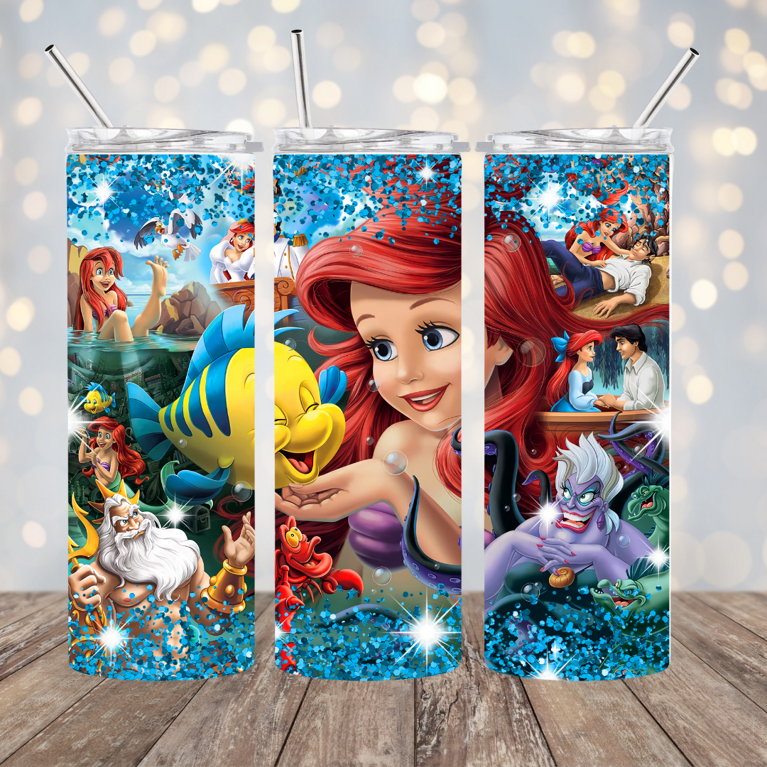 Under the sea Mermaid Tumbler