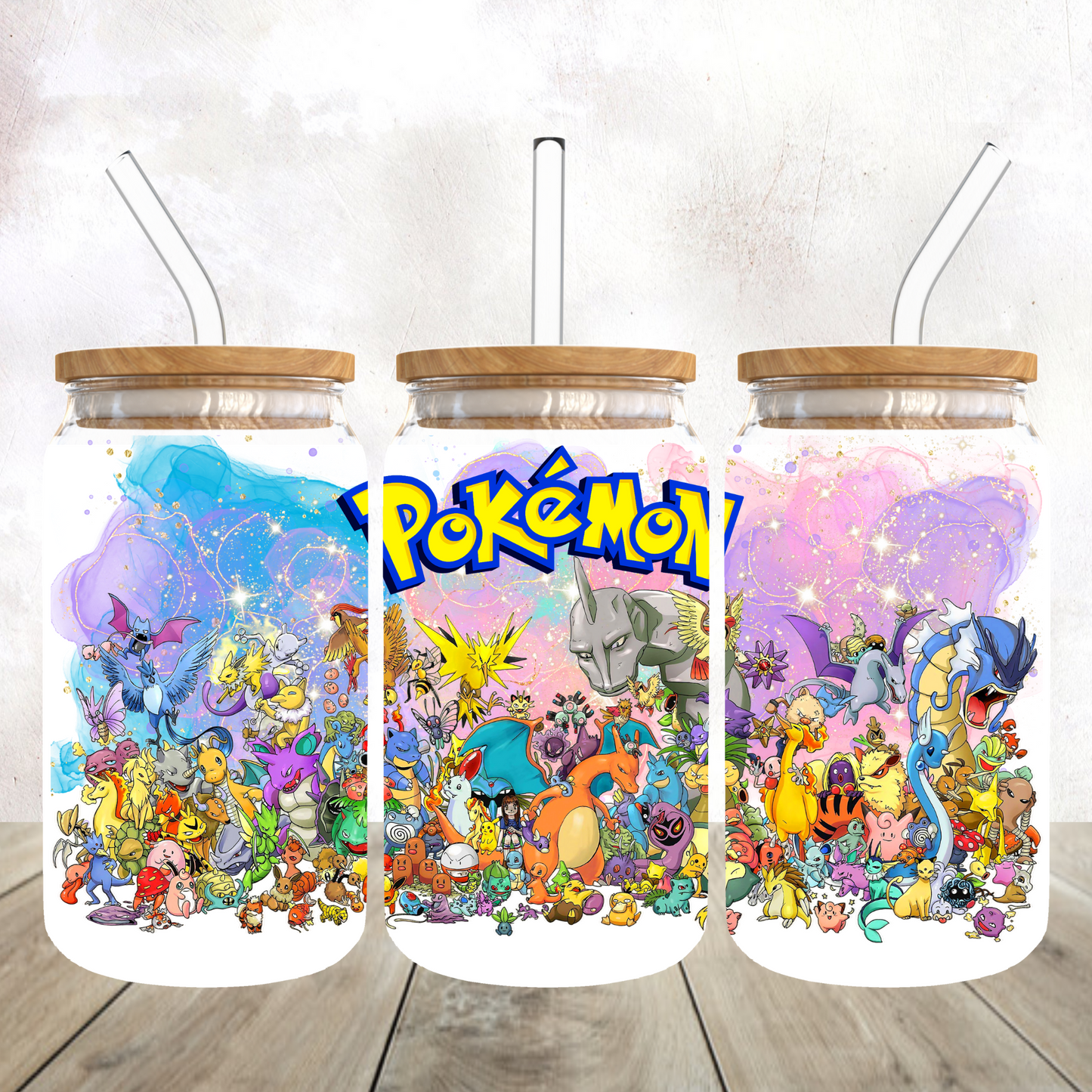 Pokiman Glass Can Cup