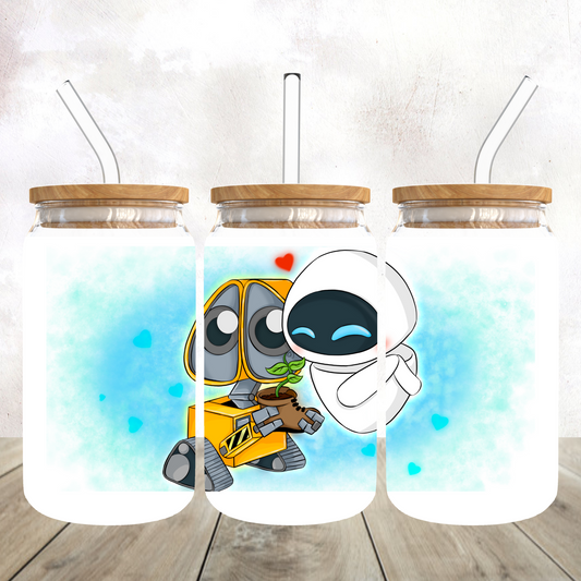 Wall-E Glass Can Cup