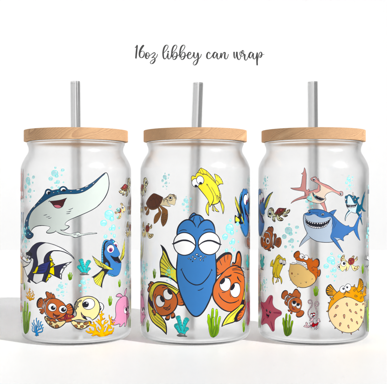 Nemo Glass Can Cup