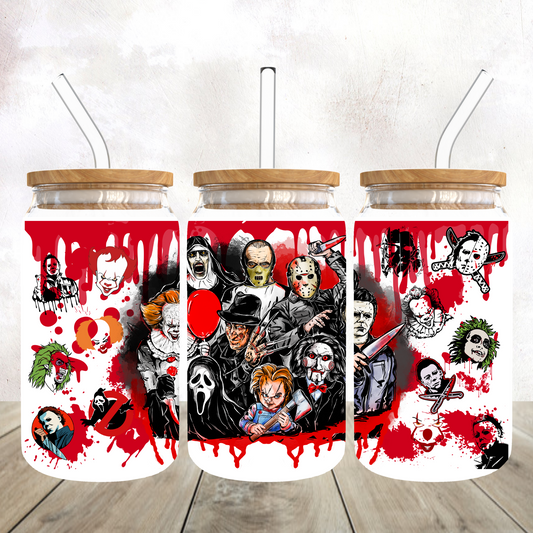 Horror Characters #1 Glass Can Cup